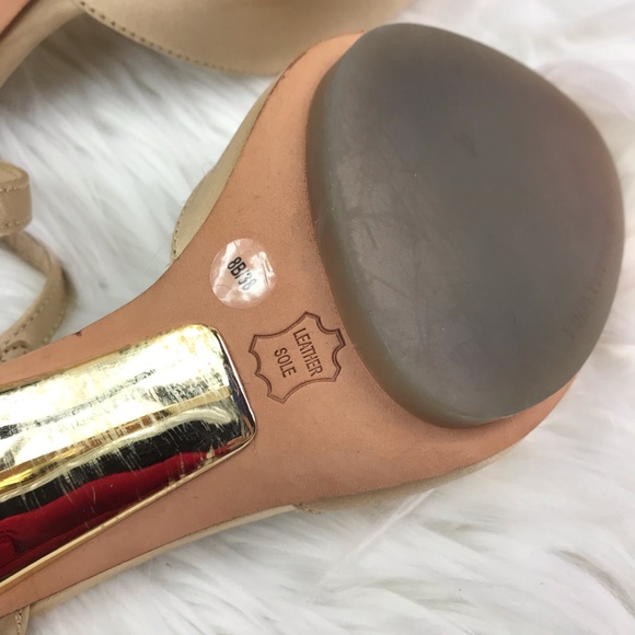BCBGMaxAzria Champagne Gold Heels - Picture 6 of 6
